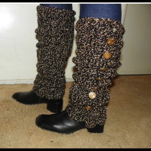 Leg Warms made with a Discontinued Yarn - Picture 3 of 5